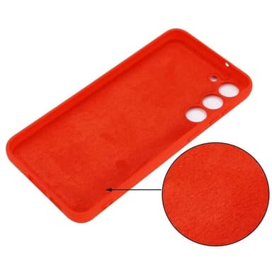 Liquid silikone cover Samsung Galaxy S23 FE - Rød