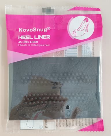 Hälkuddar 1 par Sort 4 mm