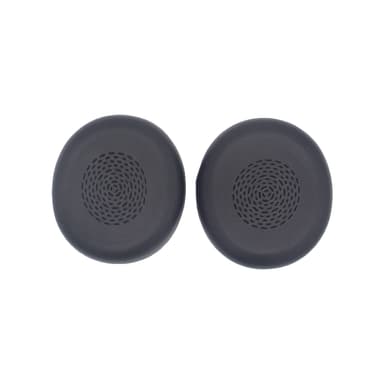 Komfortable ørepuder i proteinlæder til Jabra Evolve2 75 Wireless Sort