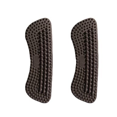 Hälkuddar 1 par Sort 4 mm