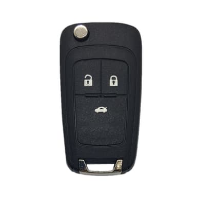 INF 3-knaps bilnøgledæksel til Buick/Opel/Chevrolet Sort