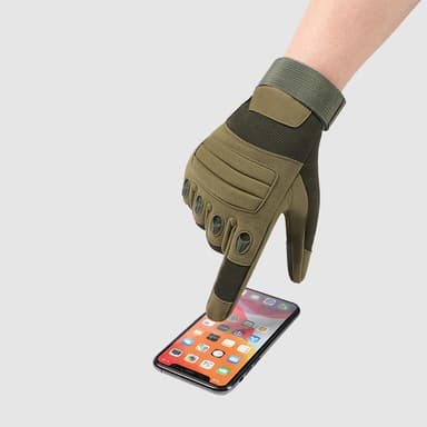 Taktiske udendørshandsker med fuld finger til mænd MultiColor XL