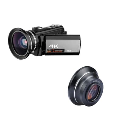 Digitalkamera 24MP 1080P, 16x zoom, smil capture, ansigtsgenkendelse