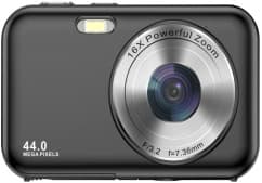 Digitalkamera 1080P 44MP 16 x zoom 2,4"" skærm, 32GB kort Sort