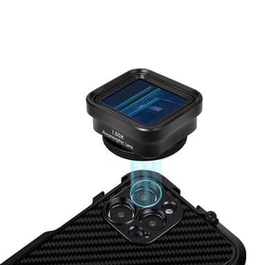 INF 1.55XT anamorfisk linse, filmskabende telefonkameralinse til smartphone filmskabere