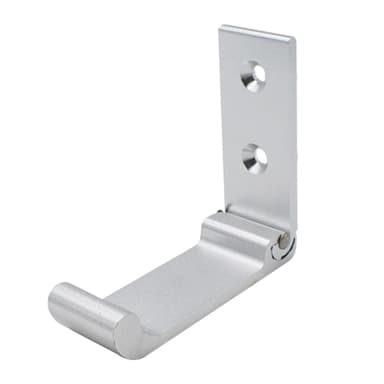 Fällbara väggkrokar 2-pack Sølv