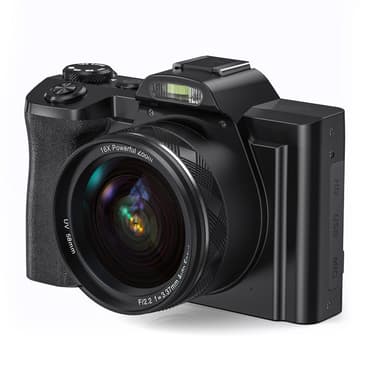 Digitalkamera 4K, 48MP, CMOS, 16x zoom, selvudløser