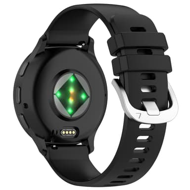 INF 22 mm urrem til Garmin Venu 3 2/Forerunner 265/265 Music/255/255 Music Sort