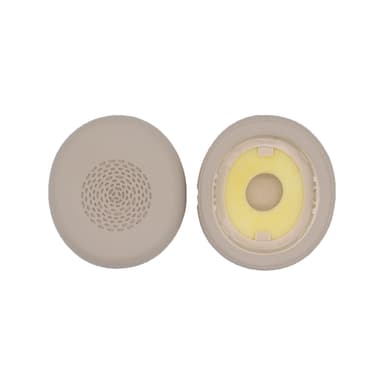 Komfortable ørepuder i proteinlæder til Jabra Evolve2 75 Wireless Sort