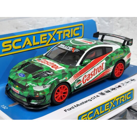Scalextric Ford Mustang GT4 - Castrol Drift Car