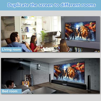 4K HDMI splitter 1 ind / 2 ud Sort