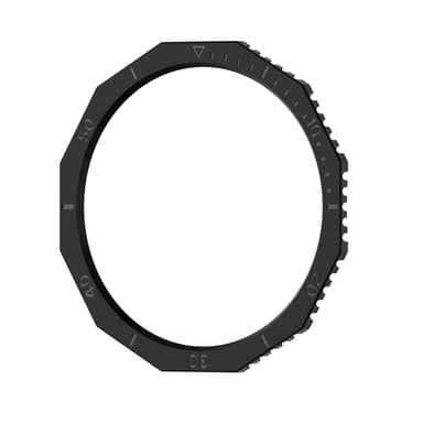 Tidsskala-ramme til Samsung Galaxy Watch 6 Classic 43mm/SM-R950 Sort