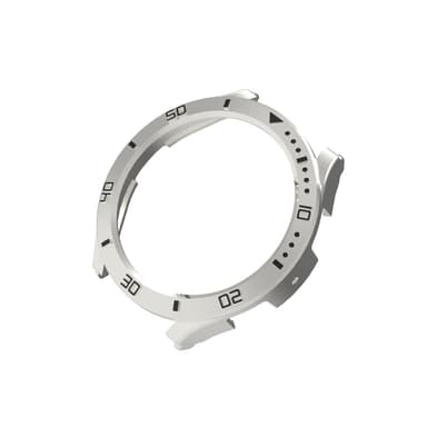 Etui og skærmbeskytter til Samsung Galaxy Watch 4/5 44 mm Sølv
