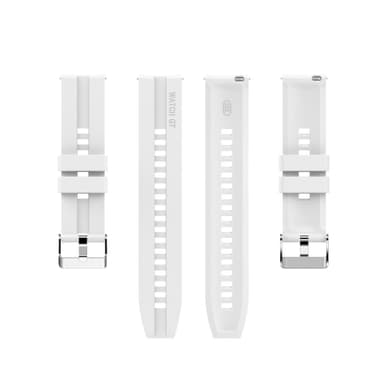 20 mm silikone urrem til Huawei Watch GT 2 42 mm, Samsung/Huawei Sort