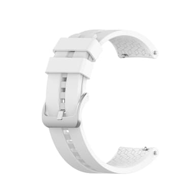 20 mm silikone urrem til Huawei Watch GT 2 42 mm, Samsung/Huawei Sort