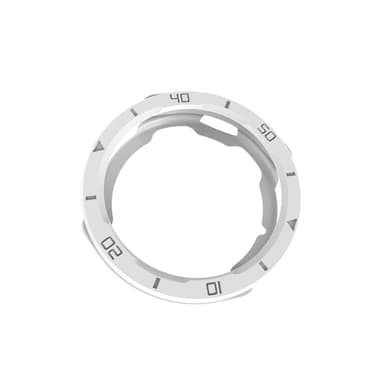Etui og skærmbeskytter til Samsung Galaxy Watch 4/5 44 mm Hvid