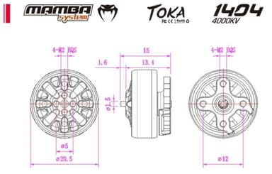 Diatone Mamba Toka 1404 4000KV