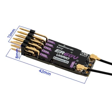 Radiomaster ELRS ER6GV 6ch PWM Receiver 2.4GHz