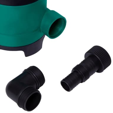 VONROC Dykpumpe - pumpe - 400W | 8000 l/t - med flyder | max dybde på 5,5 m. | Snavset og rent vand
