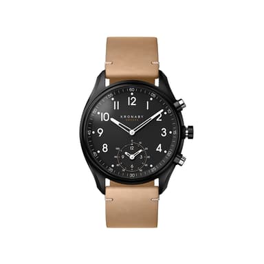 Kronaby Hybrid Smartwatch Apex 43mm sort PVD sort skive