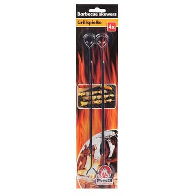 4-pak grillspid 24cm