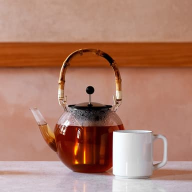 Bodum Tekande med bambus håndtag og stålfilter ASSAM