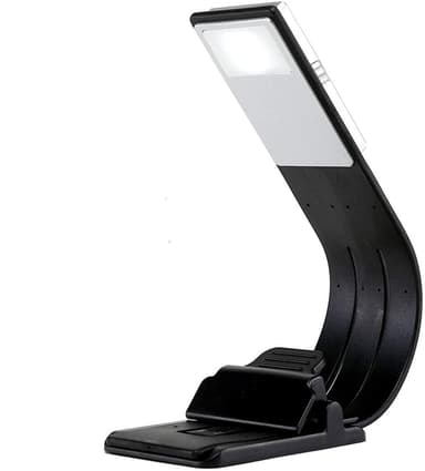 LED boglampe 3 lysindstillinger Sort