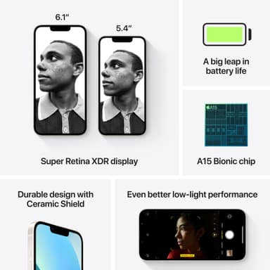 iPhone 13 – 5G smartphone 256GB Starlight