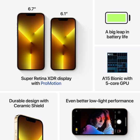 iPhone 13 Pro – 5G smartphone 256GB Gold