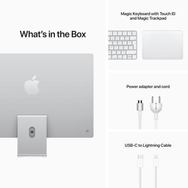 iMac 24" 8C CPU/8C GPU/512 (sølv)