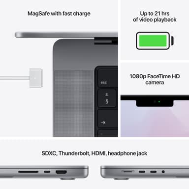 MacBook Pro 16 M1 Pro 2021 16/1000GB (space gray)
