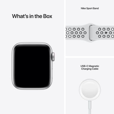 Apple Watch Nike SE 40mm GPS+4G LTE (silver alu/plat sportsrem)