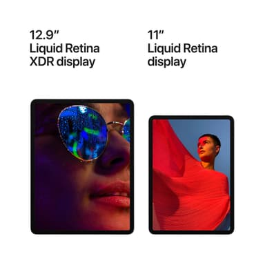 iPad Pro 12,9" 2021 128 GB WiFi + Cellular (sølv)