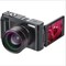 Digitalkamera med 24 MP, HD 1080p og 16x Zoom Sort