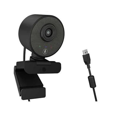 Raidsonic Webcam med mikrofon IB-CAM501-HD Sort