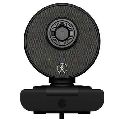 Raidsonic Webcam med mikrofon IB-CAM501-HD Sort