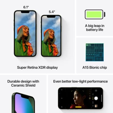 iPhone 13 – 5G smartphone 512GB Grøn