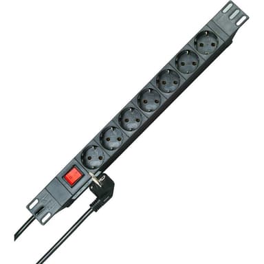 Kopp 930705011 Stikdåse 19 7x Sort Stik med jordkontakt 1 stk