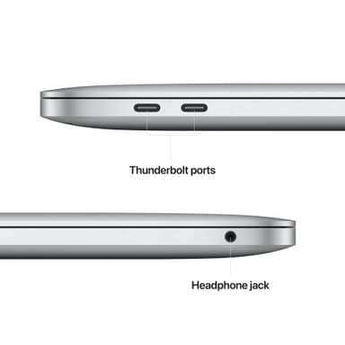 MacBook Pro 13 M2 2022 8/512 GB bærbar computer (sølv)
