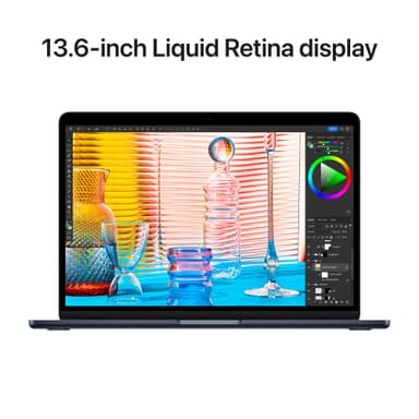 MacBook Air M2 8/512 GB bærbar computer (Midnight)