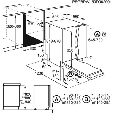 AEG Opvaskemaskine FSB52917Z