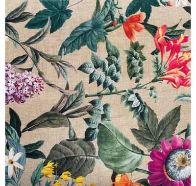 Bordmåtte AMAZONIA 43x116cm, beige blomstret