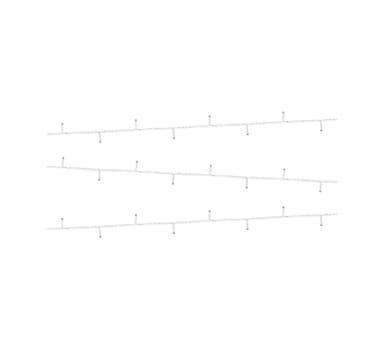 Guirlande med LED lys 10m
