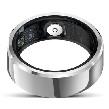 React Smart Ring Lys, Sølv - 9