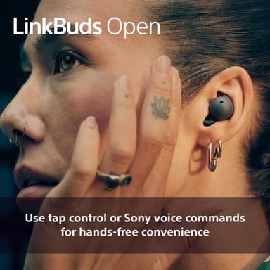 Sony LinkBuds Open true wireless in-ear høretelefoner (sort)