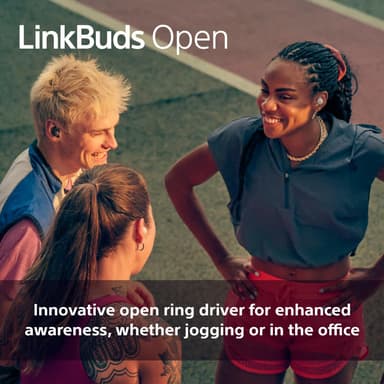 Sony LinkBuds Open true wireless in-ear høretelefoner (sort)