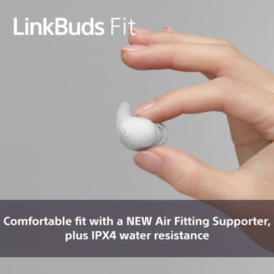 Sony LinkBuds Fit true wireless in-ear høretelefoner (sort)