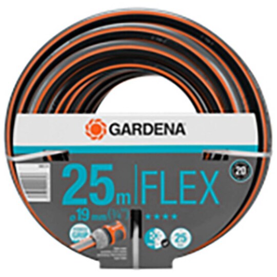 GARDENA Comfort FLEX 18053-20 19 mm 3/4 tomme 1 stk Sort, Orange Haveslange