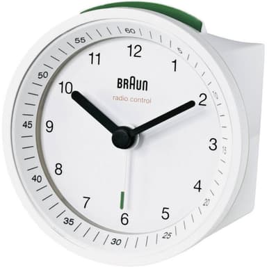Braun 66010 Radio Vækkeur Hvid Alarmtider 1