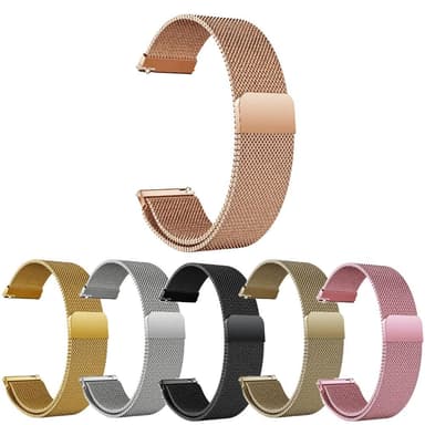 SKALO Milanese Loop til Xiaomi Watch 2/2 Pro - Rosa guld